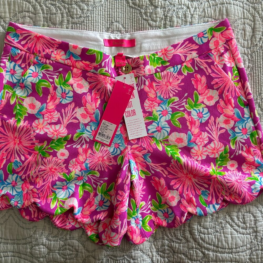 NWT Lilly Pulitzer Buttercup Knit Short in Moms the Word